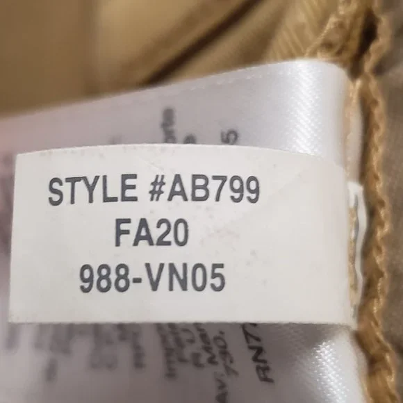 J. CREW Womens 27T (29x29.5) Chino Pants Tan Vintage Straight Cotton 3% Stretch - Picture 7 of 12